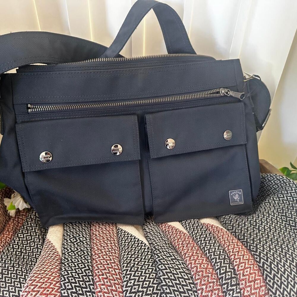 Porter-yoshida Men's Navy and Black Bag